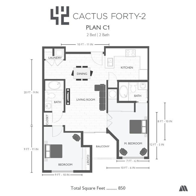 Floorplan - Cactus Forty-2