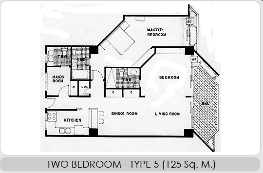 2BR/2.5BA - Echelon Towers