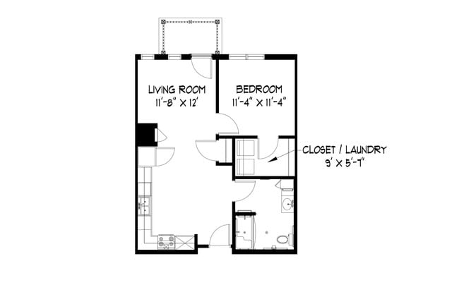 Floorplan - Enclave Overlook Apartments