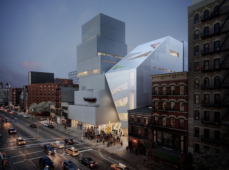 New Museum across street - 198 Bowery