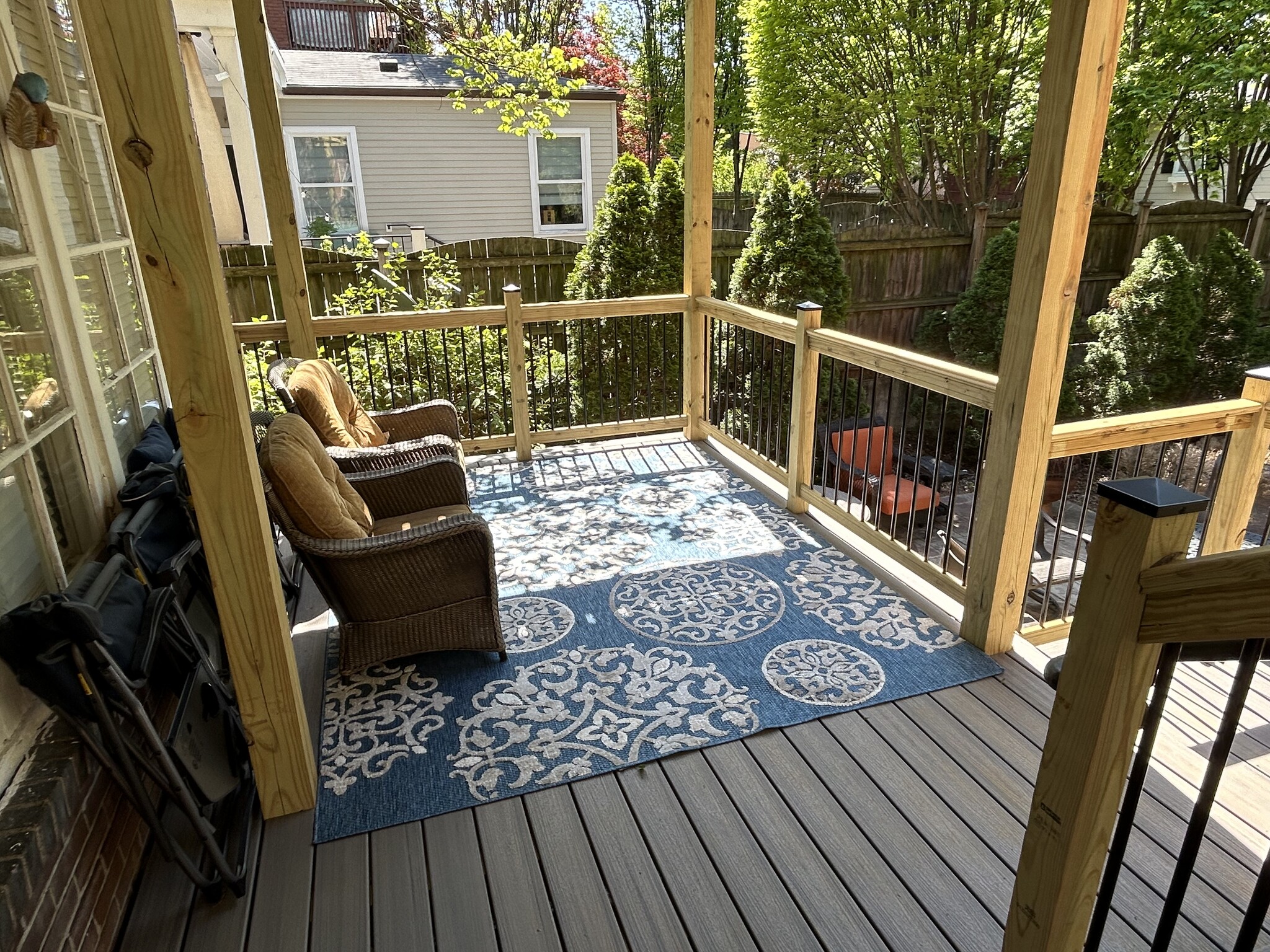 Back Deck Area - 1228 Cherokee Rd