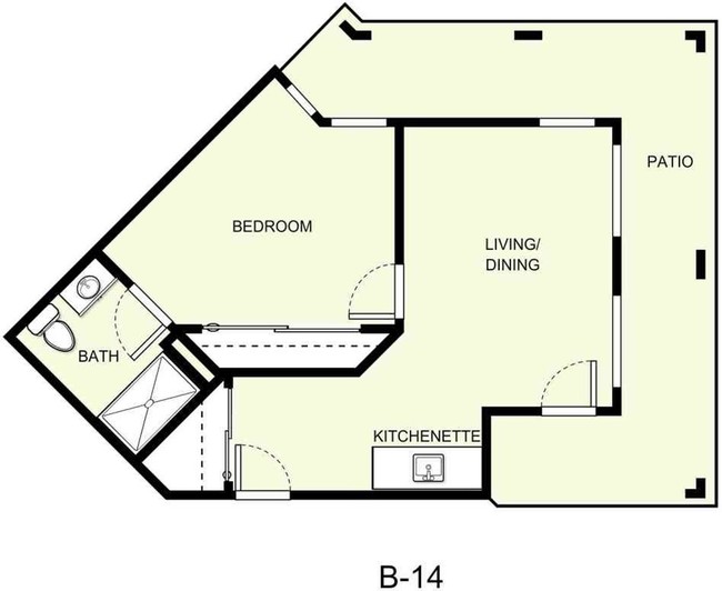 Floor Plan B-14 - Pearl Crossing