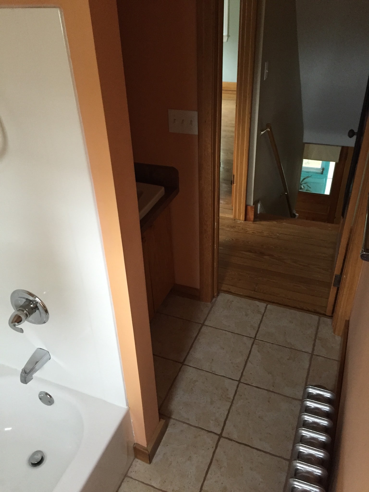 Bathroom looking to first floor - 88 Thompson St