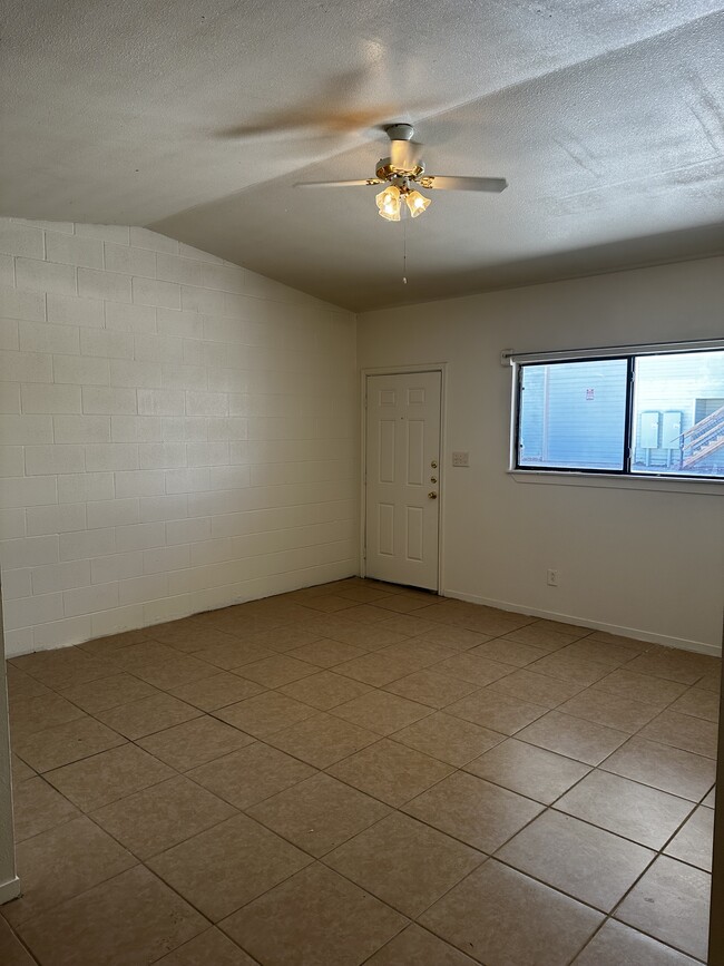1 bedroom living room - Comal Apartments