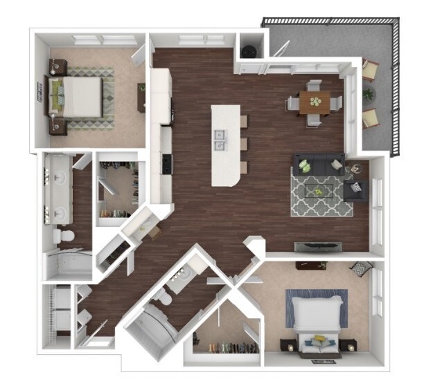Floorplan - Centric LoHi by Windsor