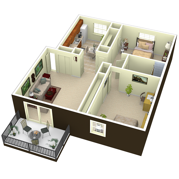 Floorplan - Harrisburg Square Apartments