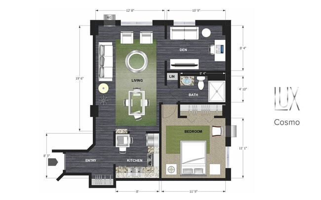 Floorplan - Lux Apartments