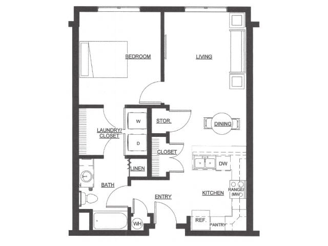 1BR/1BA - Gracie's Village