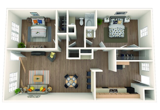 Floorplan - Flats at Wellington