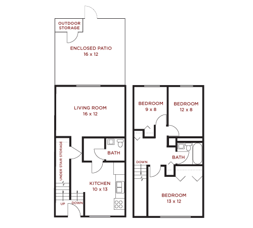 Floorplan - The Reserve at Pin Oak Apartments