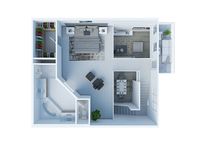 Floorplan - San Pedro Bank Lofts