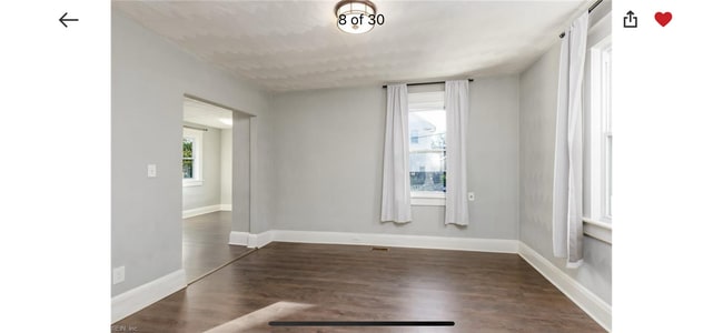 View of dining room from living room - 3436 Chesapeake Blvd