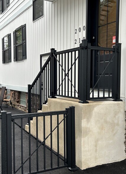 Private entrance for Unit 200-210 with keycode access - 263 S York Rd