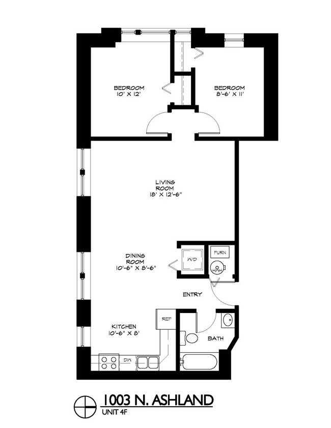 Building Photo - Noble Square Large 2 Bed w/Central Heat & A/C, Only 2 Blocks to the Blue Line, In-Unit Laundry. F...
