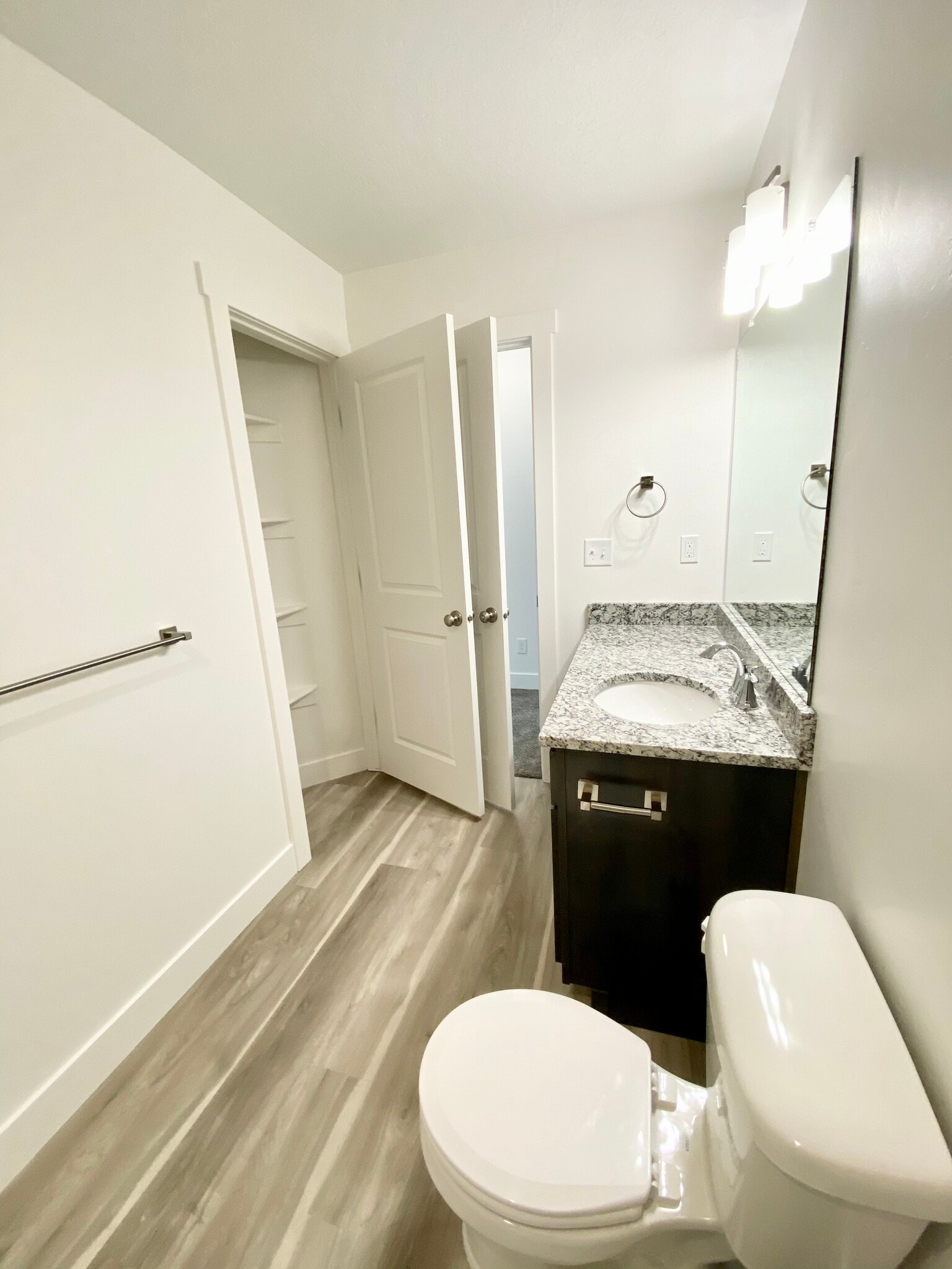 Upstairs bathroom (closet door open) - 2035 N 350 E