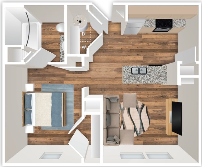 Floorplan - June West Apartments