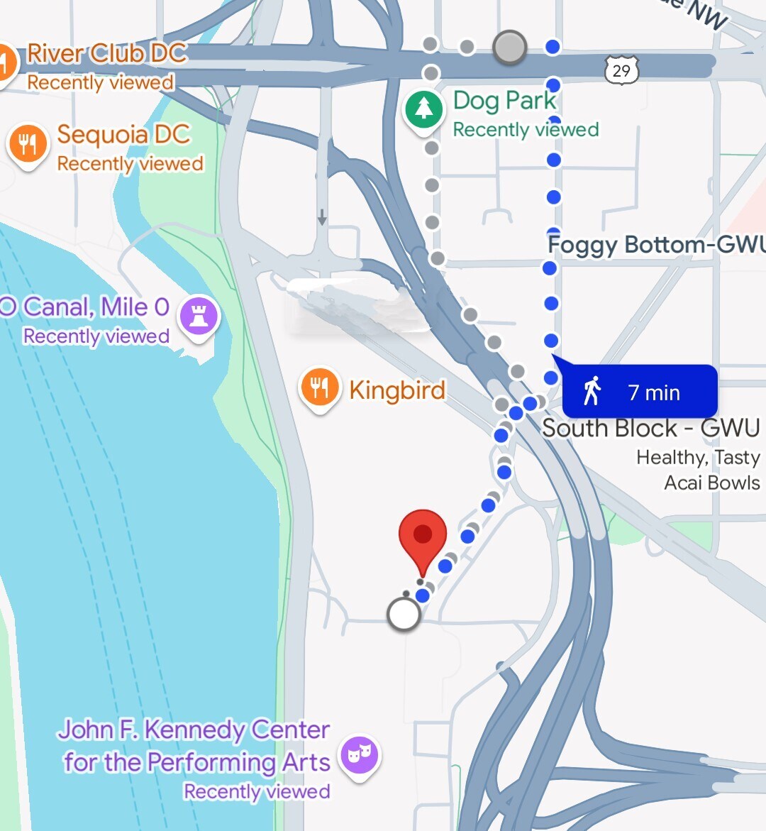 To the Kennedy Center! - 2515 K St NW