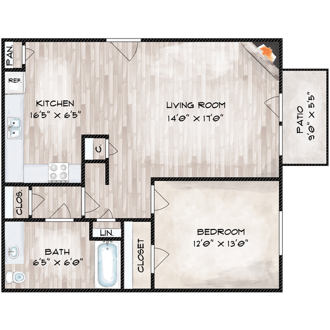 Floorplan - xWhispering Oaks