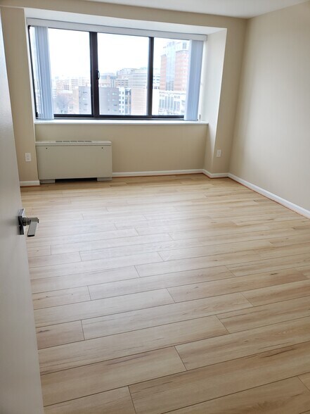 Bedroom with Drapes Open - 4141 N Henderson Rd