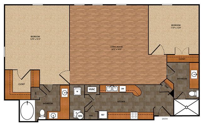 Floorplan - Bell Tower Flats