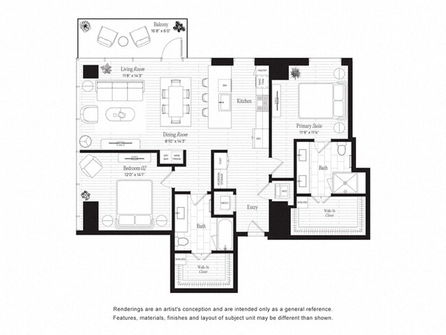 Floorplan - 700 River