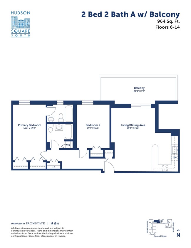 Floorplan - Hudson Square South