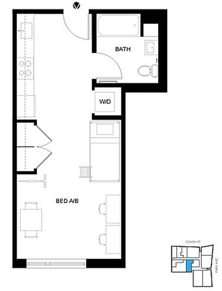 0BR/1BA - Arthouse