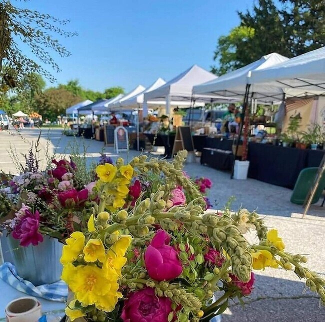 A pleasant stroll to the Farmers Market in the park on Summer Saturdays. - 1042 Cameron St