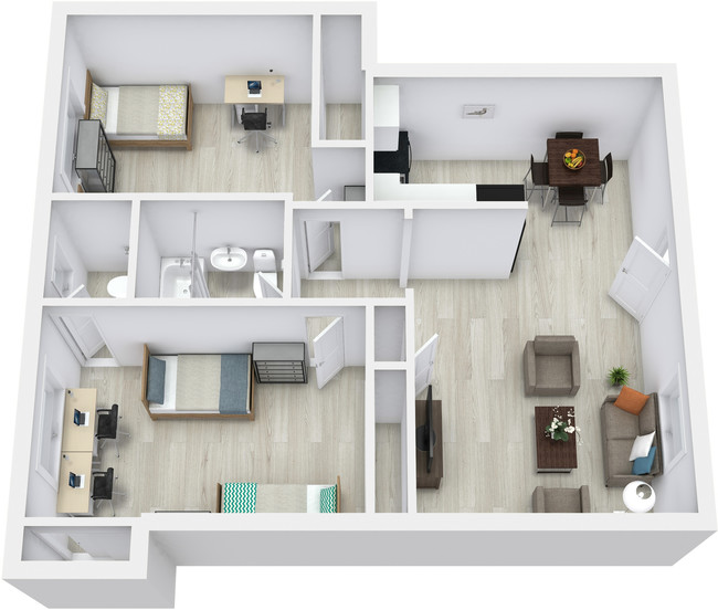 Floorplan - Capri Apartments at Isla Vista