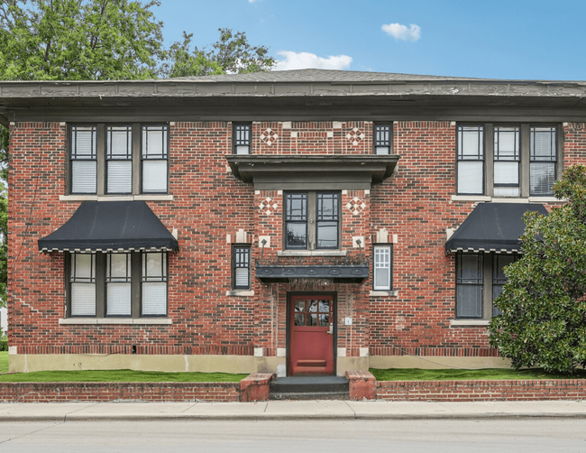 Paramount Red Brick Multi Unit Apartment Building in East Dallas Historic District - East Dallas Collection