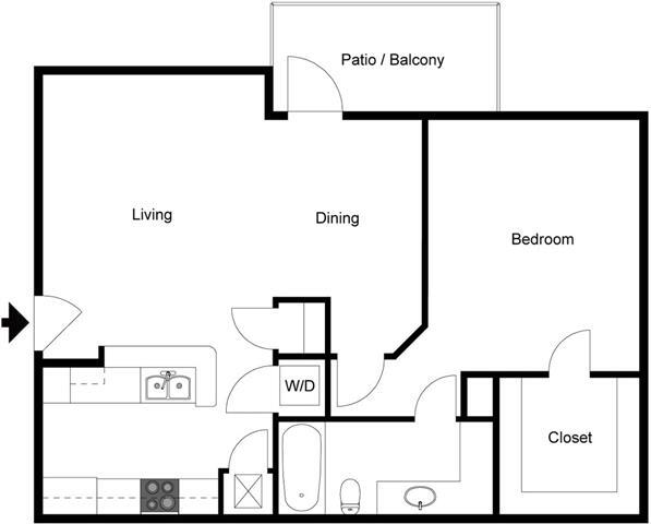 Floorplan - Lexington Apartments