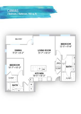 Floorplan - Gallerie Apartments