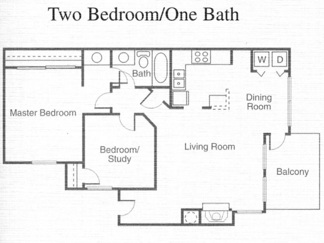 2BR/1BA - Summit at Roanoke