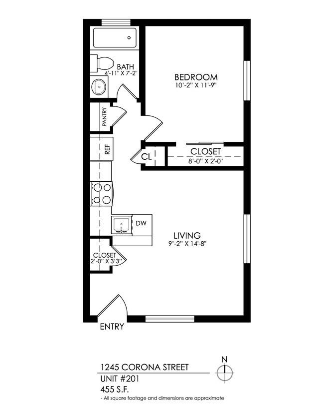Floorplan - 1245 Corona Street