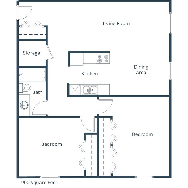 Floorplan - Sterling Pointe Apartment Community