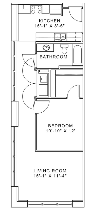 Floorplan - 1010 Central