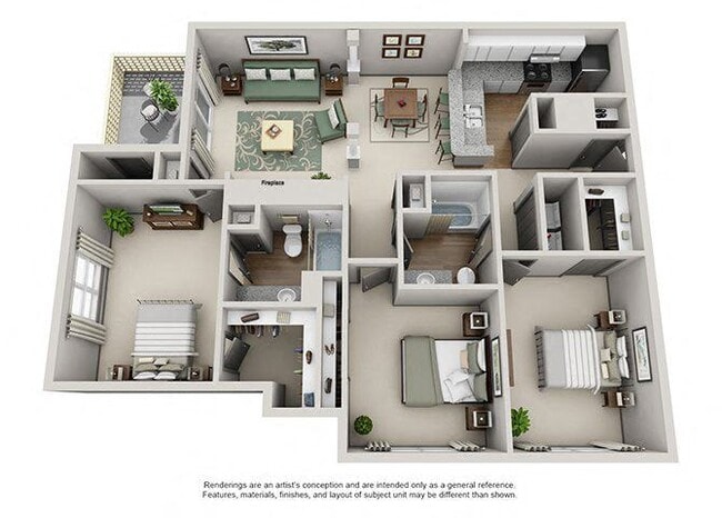 Floorplan - Crosstown at Chapel Hill