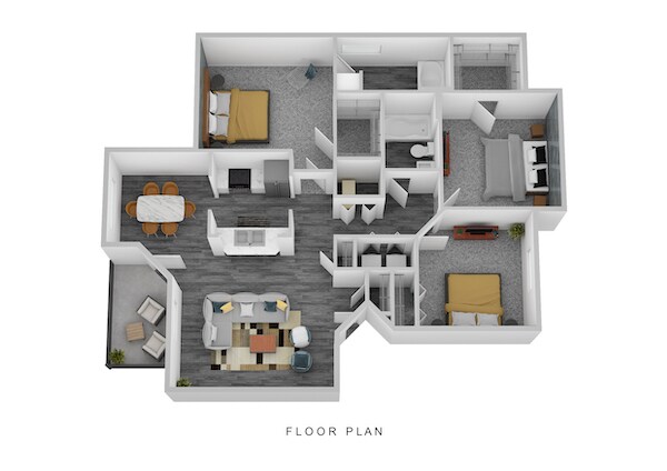 Floorplan - Ivy Hills Living Spaces