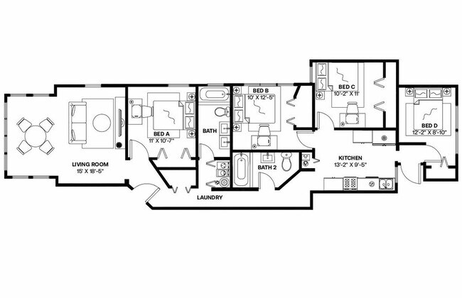 Building Photo - Room in Shared 4 bed/2 bath home
