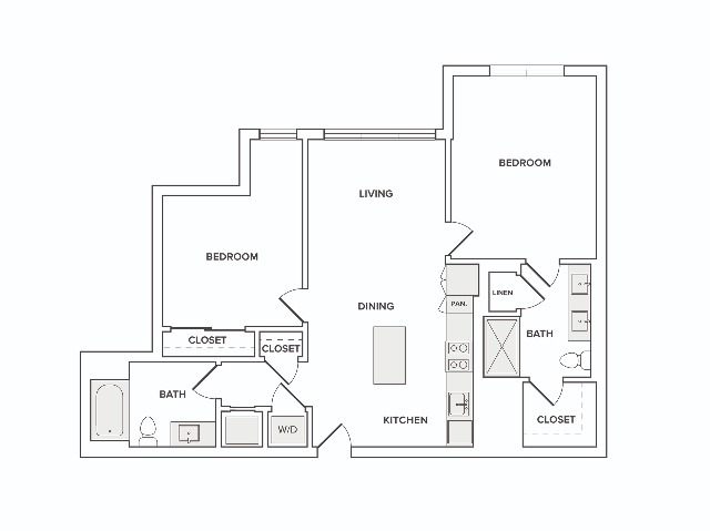 B01 962 sq. ft. - Modera Founders Row