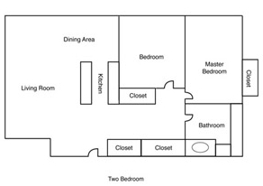 2BR/1BA - Cedar Manor Apartments