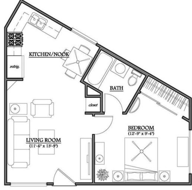 Floorplan - Grossmont Apartments