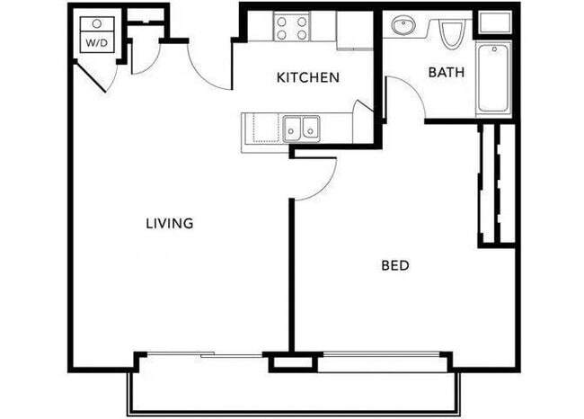 Plan O (Milano) floor plan Living at NoHo - Milano at NoHo
