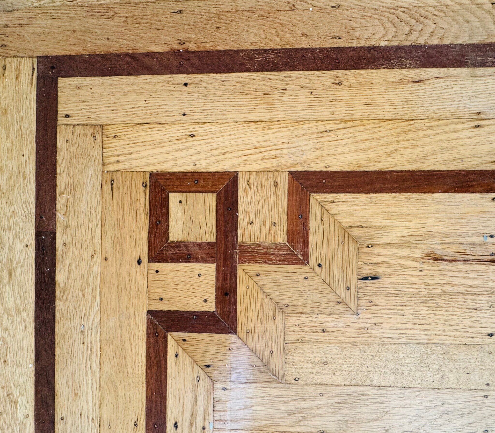 Hardwood Floors with Beautiful Wood Inlays - 414 Kentucky St