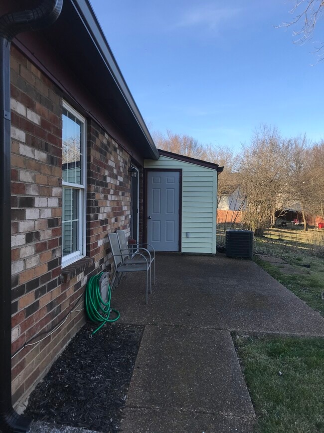 Exterior, storage shed - 723 Mercer Dr
