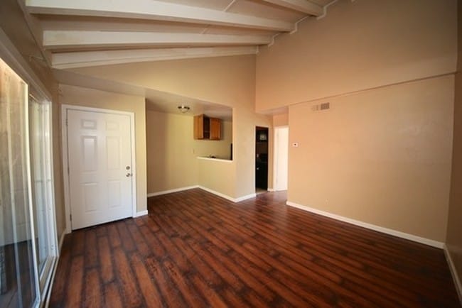 Main Room Interior with new vinyl flooring - 1905 N El Dorado St