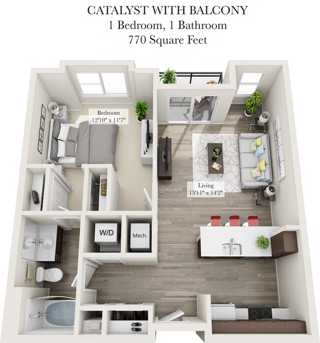 Floorplan - Venture Apartments iN Tech Center