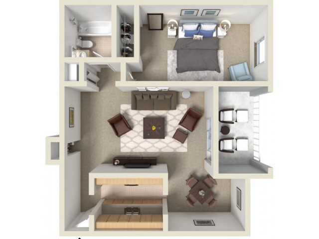 Floorplan - Black Bear Creek Apartments