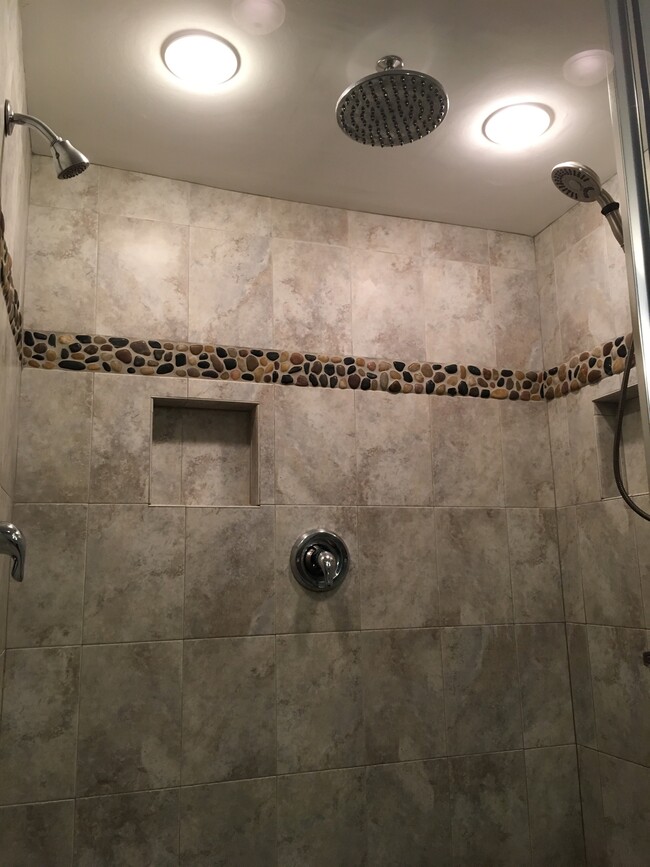 Master shower - 8198 Main St