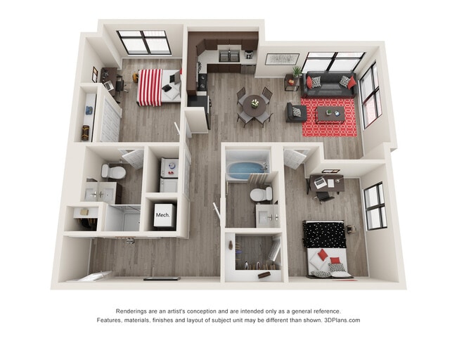 Plan 2.2 - 1007 W University - New Construction